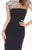 Tarik Ediz - Illusion Sheath Gown 92618 in Black