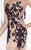 Tarik Ediz - Tulle Filigree Gown 92622 in Neutral and Black