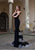 Tarik Ediz - Lace Illusion Jewel Neck Gown 92630 in Black