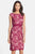 Adrianna Papell - 16241910 Bateau Cap Sleeves Cocktail Dress in Purple