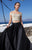 Tarik Ediz - Two-Piece Off-Shoulder Gown 92645 in Black and Multi-Color