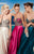 Tarik Ediz - Strapless Jeweled Gown 92655 in Neutral and Pink