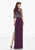 Tarik Ediz - Lace Jewel Neck Dress with Jacket 92663 in Purple