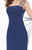Tarik Ediz - Chiffon Panel Gown 92670 in Blue