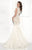 Tarik Ediz - Taffeta Trumpet Gown 92680 in White