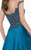 Tarik Ediz - Beaded Long Gown 92702 in Blue