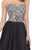 Tarik Ediz - Strapless Long Gown 92706 in Black