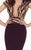 Tarik Ediz - Plunging Mermaid Dress 92723 in Purple