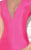 Tarik Ediz Cap Sleeved Deep V-Neck Mermaid Gown 92729 In Pink