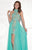 Tarik Ediz - High Low Lace Dress 92731 in Green