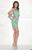 Tarik Ediz - High Low Lace Dress 92731 in Green