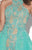 Tarik Ediz - High Low Lace Dress 92731 in Green
