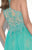 Tarik Ediz - High Low Lace Dress 92731 in Green
