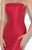 Tarik Ediz - Strapless Trumpet Gown 92735 in Red