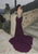 Tarik Ediz - Off Shoulder Long Dress 92745 in Neutral and Purple