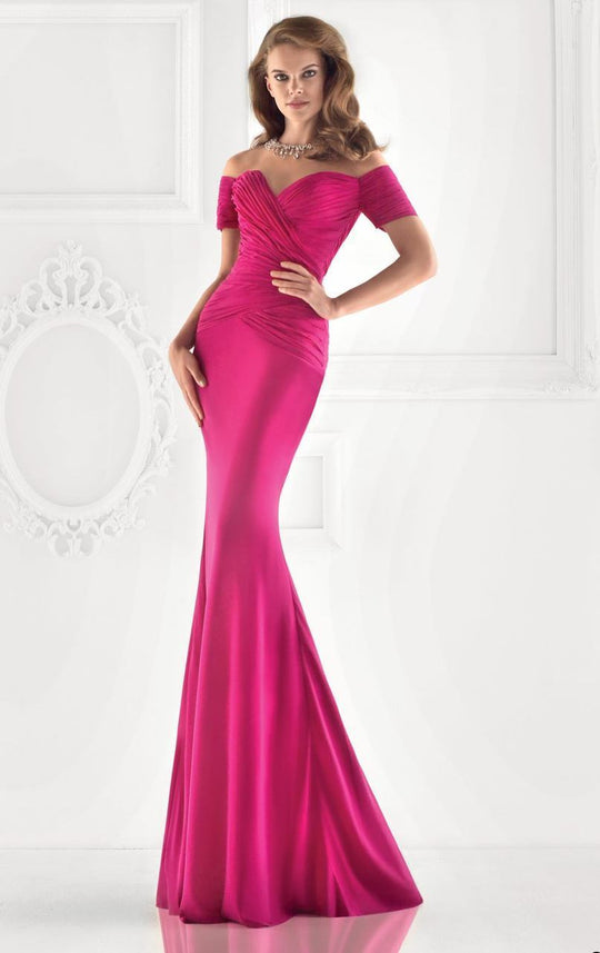 Tarik Ediz - Sweetheart Trumpet Gown 92755 in Pink