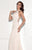 Tarik Ediz - Halter Long Gown 92787 in Neutral