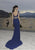 Tarik Ediz - Bateau Neck Sheath Gown 92789
