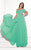 Tarik Ediz - Sweetheart A-Line Gown 92800 in Green