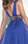 Tarik Ediz - Beaded Long Dress 92803 in Blue