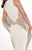 Tarik Ediz - Plunging Trumpet Gown 92806 in White