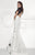 Tarik Ediz - Lace Top Two-Piece Long Dress 92808