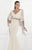 Tarik Ediz - Two Piece Mermaid Gown 92813 in Cream
