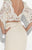 Tarik Ediz - Two Piece Mermaid Gown 92813 in Cream