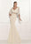 Tarik Ediz - Two Piece Mermaid Gown 92813 in Cream