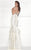 Tarik Ediz - Bateau Neck Mermaid Gown 92815 in White