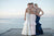 Tarik Ediz - Bateau Neck Mermaid Gown 92815 in Pink and White