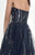 Tarik Ediz - Strapless Embellished Ballgown 92820 in Blue