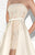 Tarik Ediz - Strapless High Low Gown 92822 in Neutral