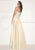 Tarik Ediz - Strapless High Low Gown 92822 in Neutral