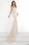 Tarik Ediz - Illusion Sweetheart Sheath Gown 92824 in White
