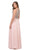 Dancing Queen - 9282 Rhinestone-Crusted Illusion A-Line Prom Dress