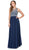 Dancing Queen - 9282 Rhinestone-Crusted Illusion A-Line Prom Dress