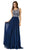 Dancing Queen - 9282 Rhinestone-Crusted Illusion A-Line Prom Dress