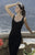 Tarik Ediz - Sleeveless Long Dress 92843 in Black