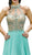 Dancing Queen - 9293 Exquisite Illusion High Halter Chiffon A-Line Prom