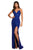 Sherri Hill - 53008 Fully Beaded Sleeveless V Neck Long Evening Dress In Blue