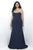 Beaded Strapless Sheath Evening Gown 9300W