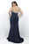 Beaded Strapless Sheath Evening Gown 9300W