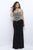 Embellished Strapless Jersey Sheath  Gown 9301W