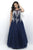 Sleeveless Embellished A-line Evening Gown 9306W