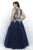 Sleeveless Embellished A-line Evening Gown 9306W