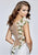 Tarik Ediz - 93139 Floral Illusion Bateau Mermaid Dress In White
