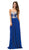 Dancing Queen - 9314 Mesmerizing Jewel-Encrusted Strapless Sweetheart Prom Dress In Blue