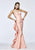 Tarik Ediz - 93177 Ruffled Sweetheart Mermaid Dress In Pink