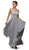 Dancing Queen - 9325 Embroidered Lace Scoop Neck Chiffon Prom Dress In Silver